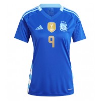 Camisa de time de futebol Argentina Julian Alvarez #9 Replicas 2º Equipamento Feminina Copa America 2024 Manga Curta